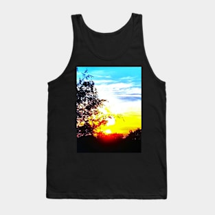 Sky Swallowing Sun Tank Top